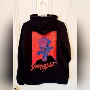 Youngblood 5 seconds of summer band‎ tour hoodie 2018 Medium
